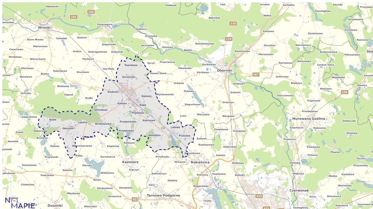Mapa uzbrojenia terenu Szamotuł